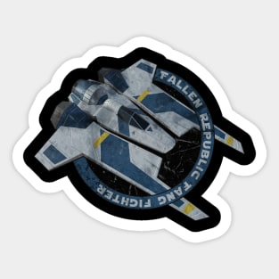 FALLEN REPUBLIC FANG FIGHTER CORPS Sticker